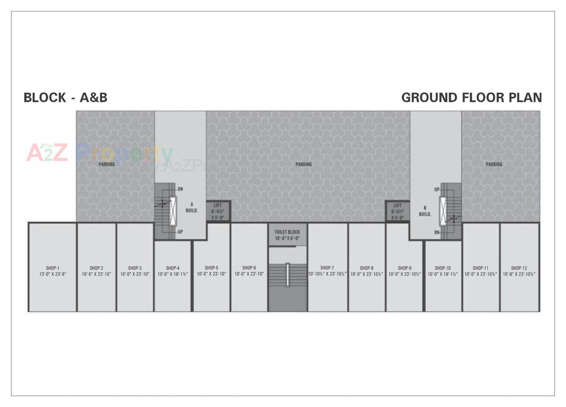 Layout of real estate project Green Valley (mangalam Park) A located at Dindoli, Surat, Gujarat