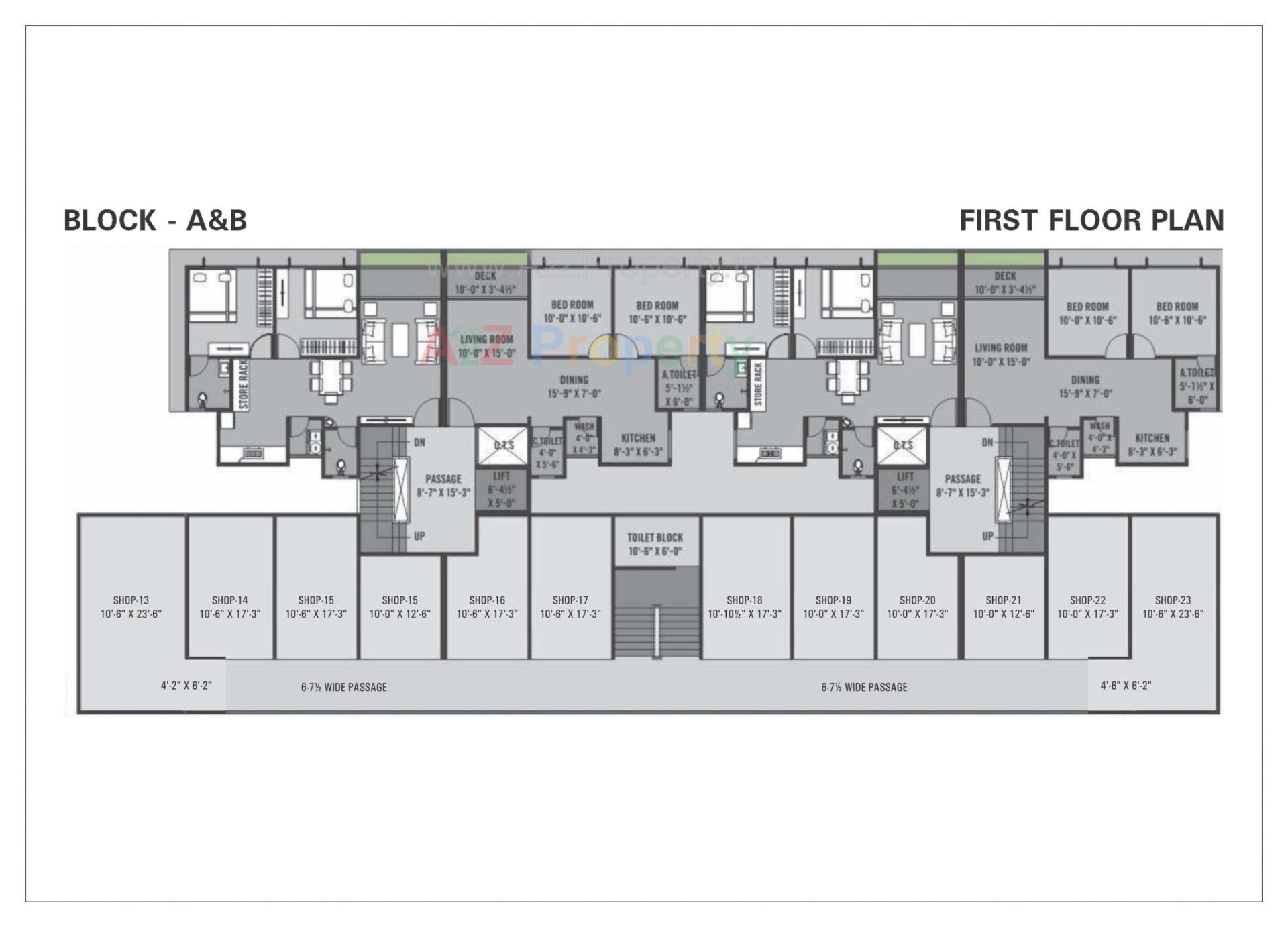 Layout of real estate project Green Valley (mangalam Park) A located at Dindoli, Surat, Gujarat