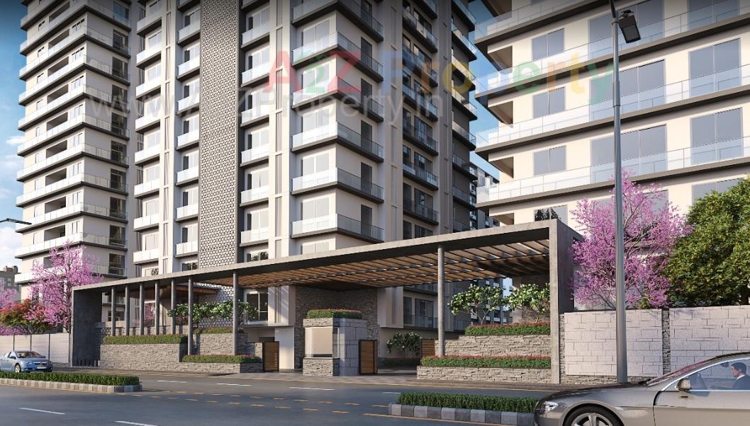 3D Elevation of real estate project Green Valley located at Bharthna-vesu, Surat, Gujarat