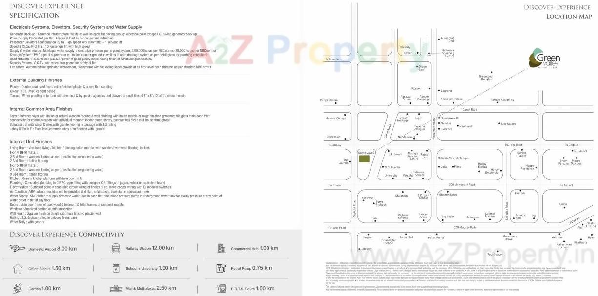  of real estate project Green Valley located at Bharthna-vesu, Surat, Gujarat