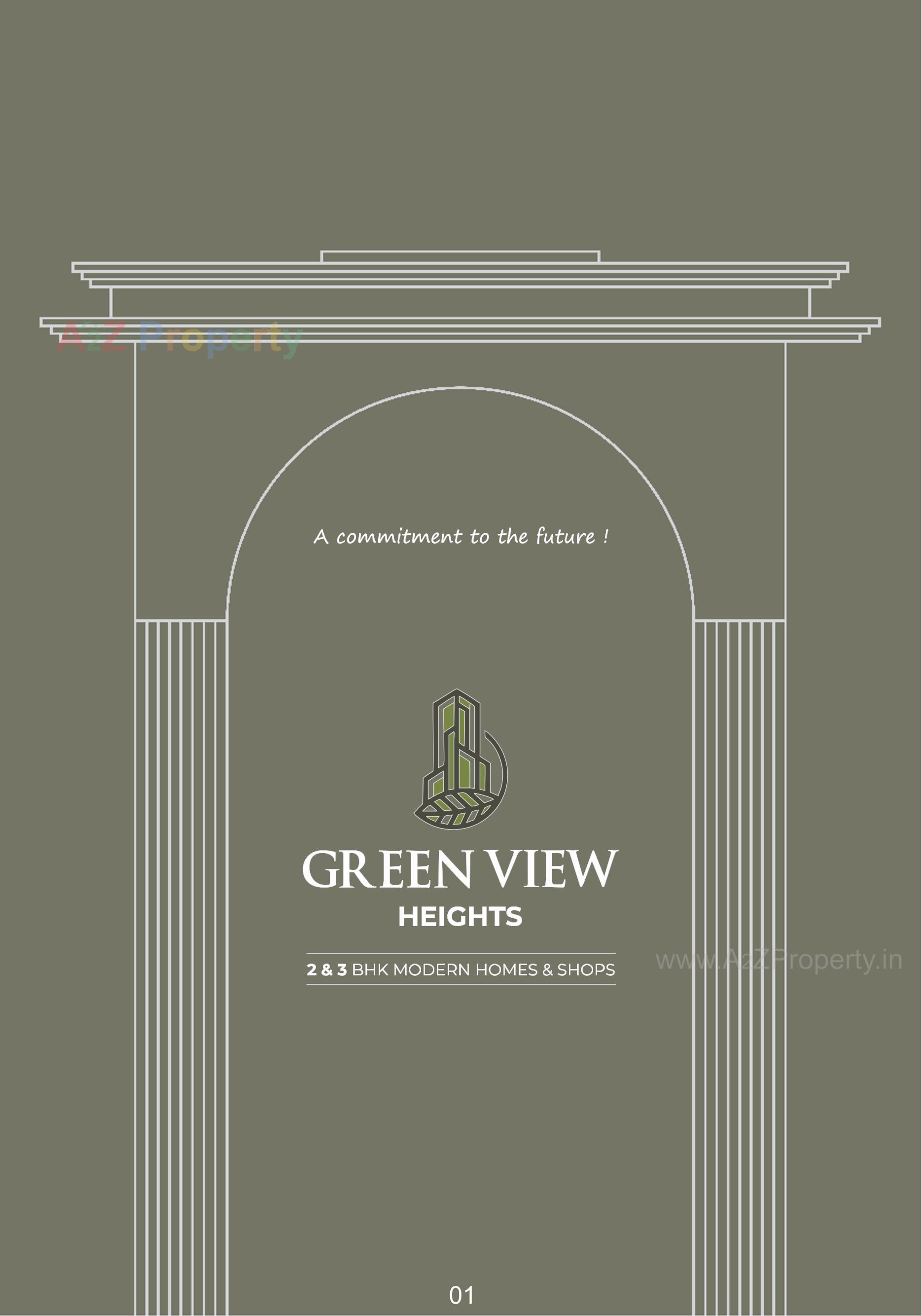  of real estate project Green View Heights located at Abrama, Surat, Gujarat