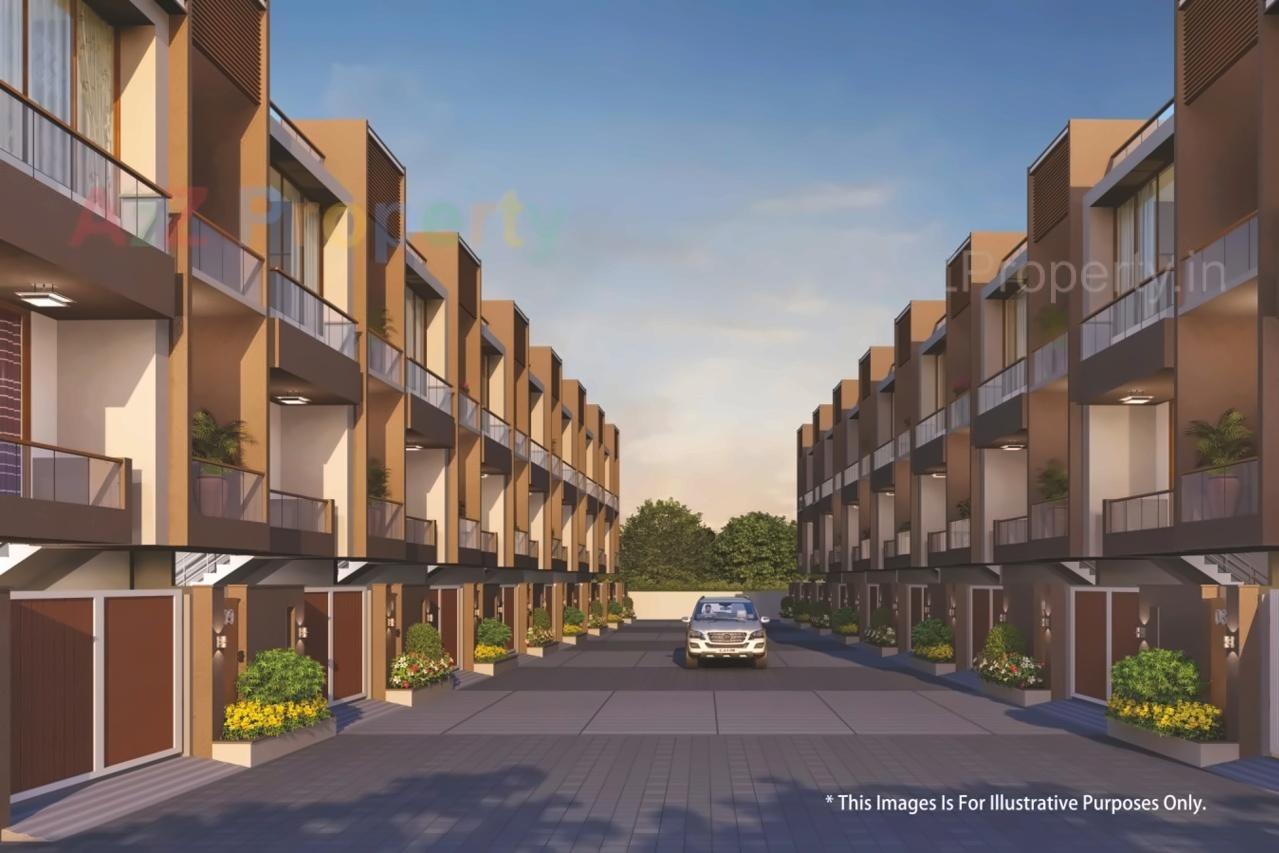 3D Elevation of real estate project Green Willows located at Jahangir-pura, Surat, Gujarat