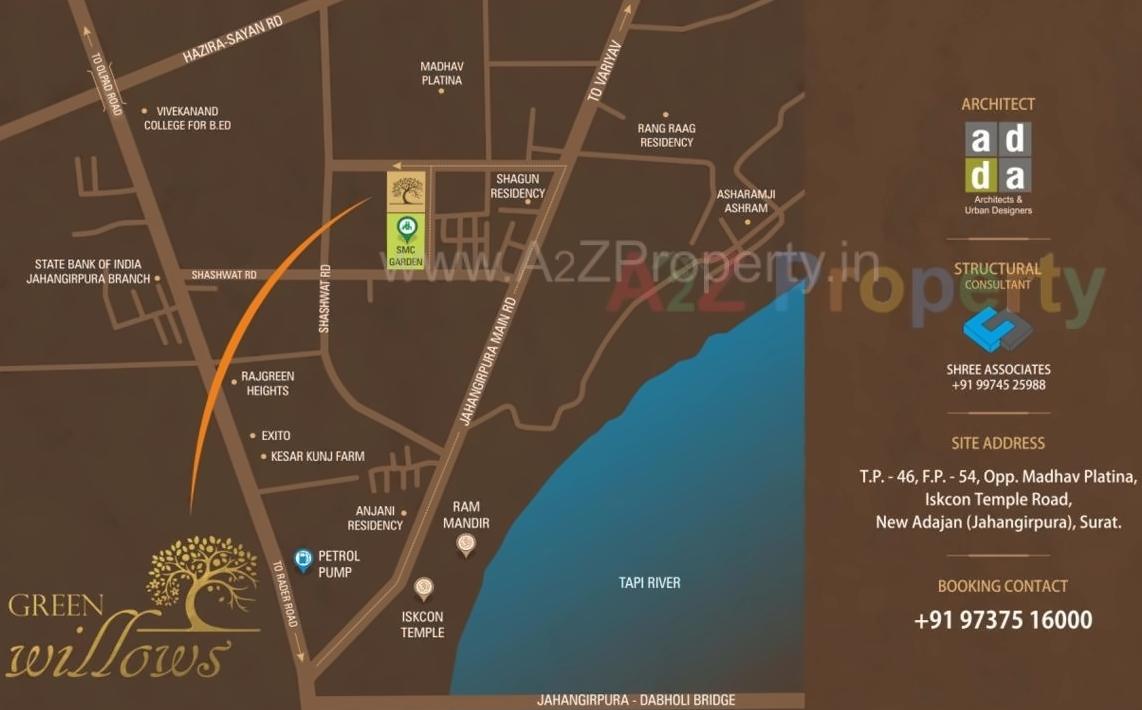  of real estate project Green Willows located at Jahangir-pura, Surat, Gujarat