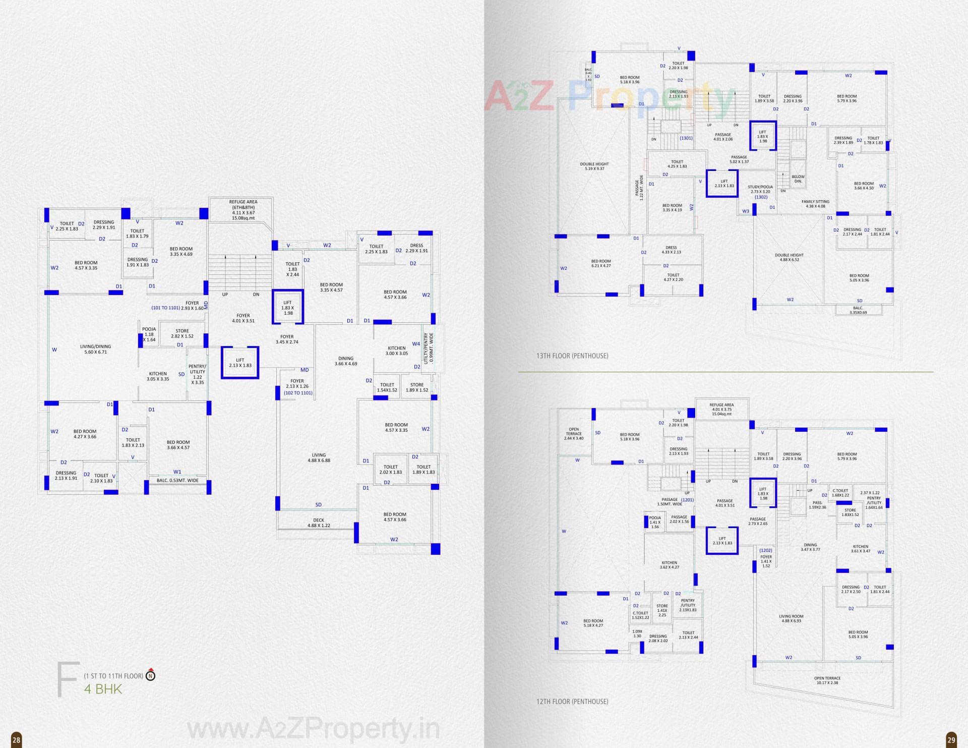 Layout of real estate project Greenopolis located at Vesu, Surat, Gujarat