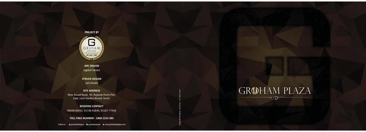  of real estate project Gruham Plaza located at Kosad, Surat, Gujarat