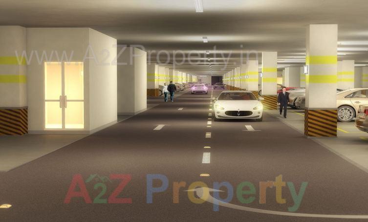 3D Elevation of real estate project Happy Benchmark Textile Hub located at Dumbhal, Surat, Gujarat