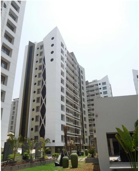 3D Elevation of real estate project Happy Glorious located at Surat, Surat, Gujarat