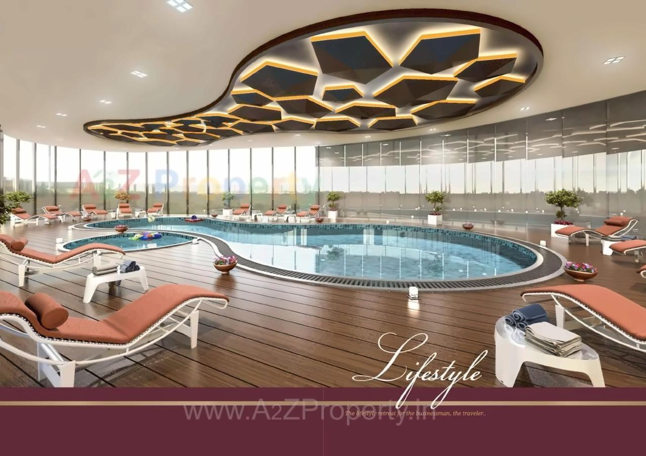 3D Elevation of real estate project Hard Rock located at Vesu, Surat, Gujarat