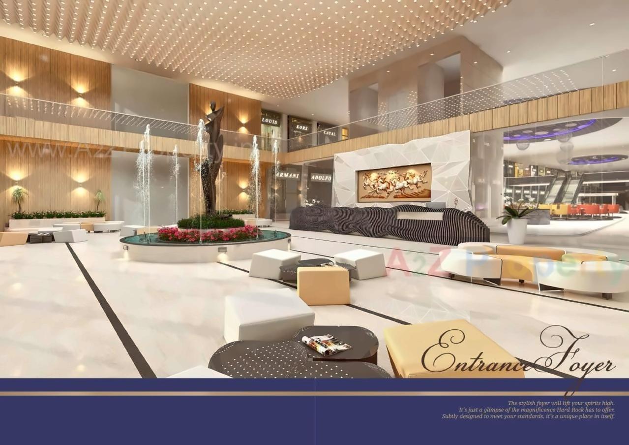 3D Elevation of real estate project Hard Rock located at Vesu, Surat, Gujarat