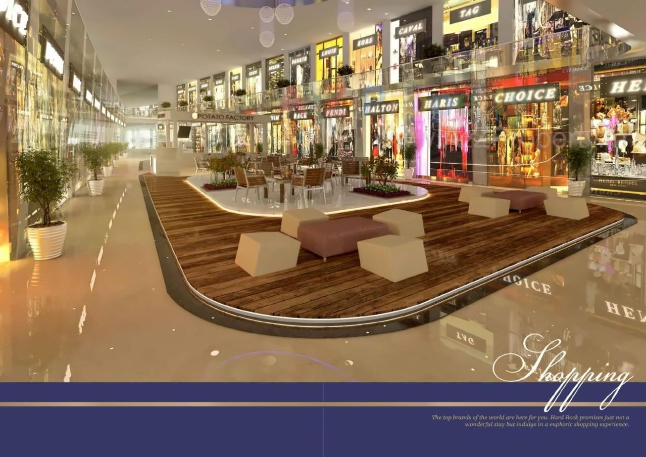 3D Elevation of real estate project Hard Rock located at Vesu, Surat, Gujarat