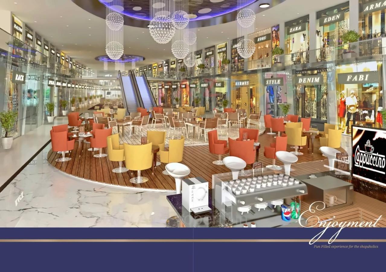 3D Elevation of real estate project Hard Rock located at Vesu, Surat, Gujarat