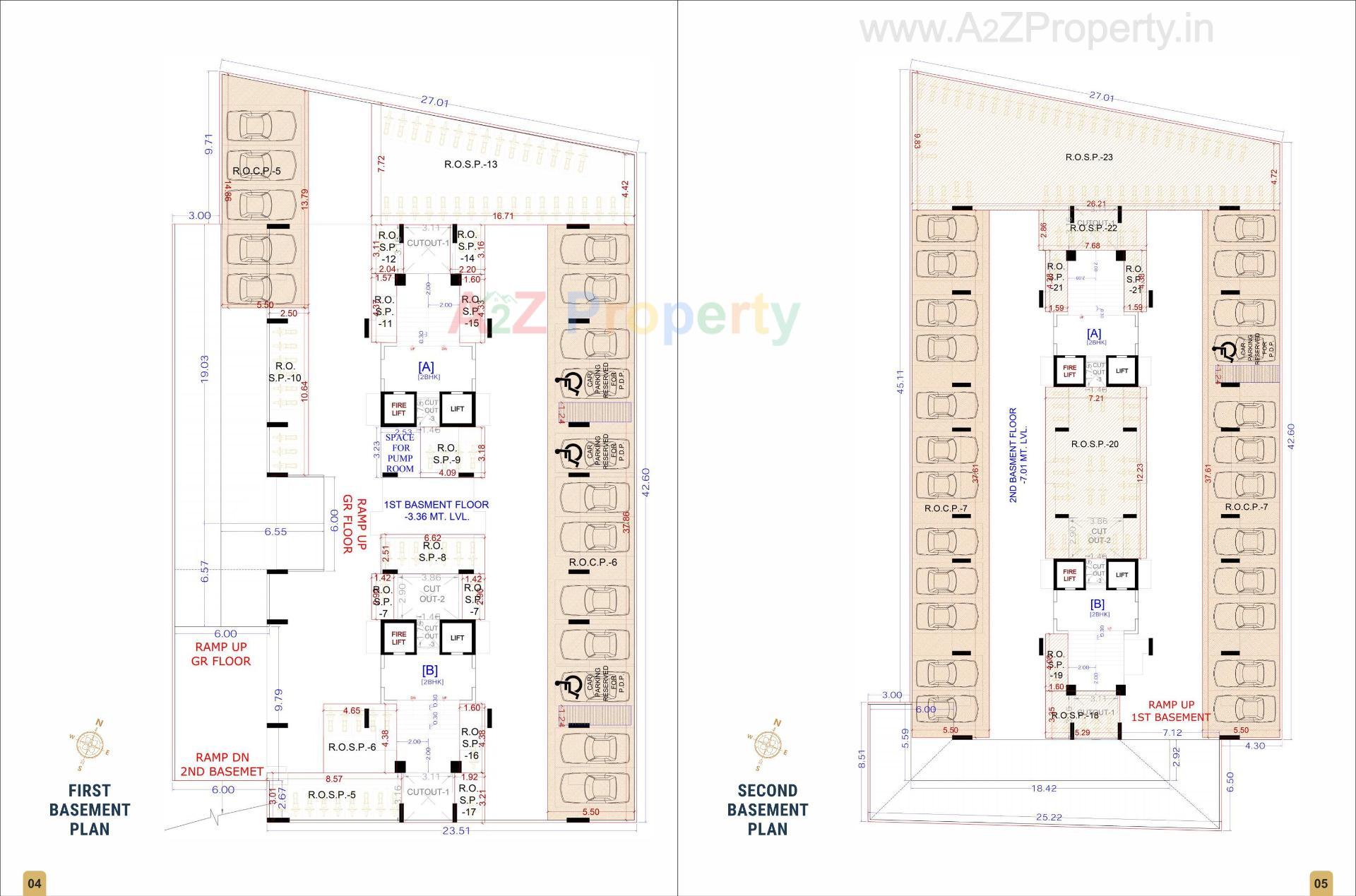 Layout of real estate project Hari Krushna Sakar located at Sarthana, Surat, Gujarat
