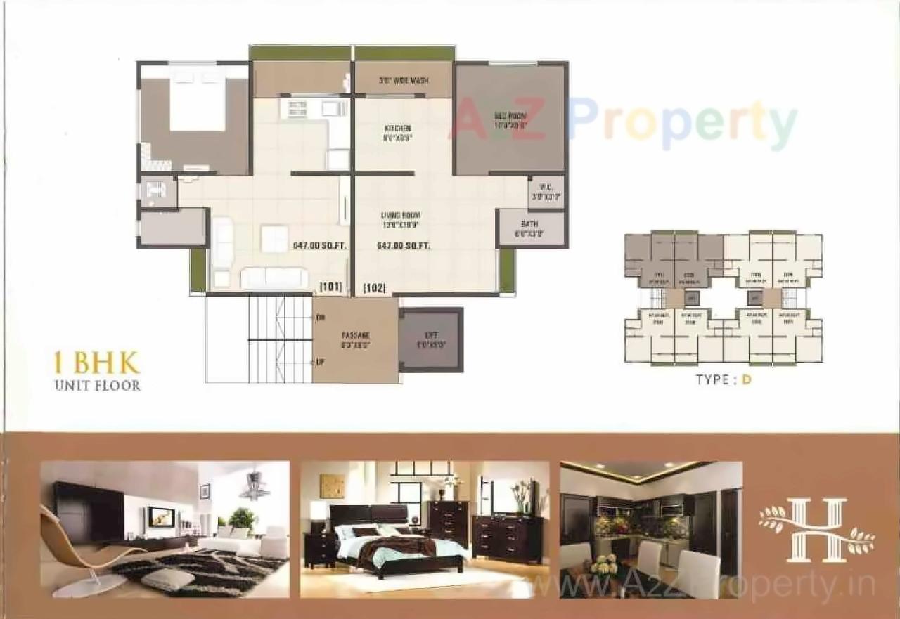 Layout of real estate project Haridarshan located at Deladva, Surat, Gujarat
