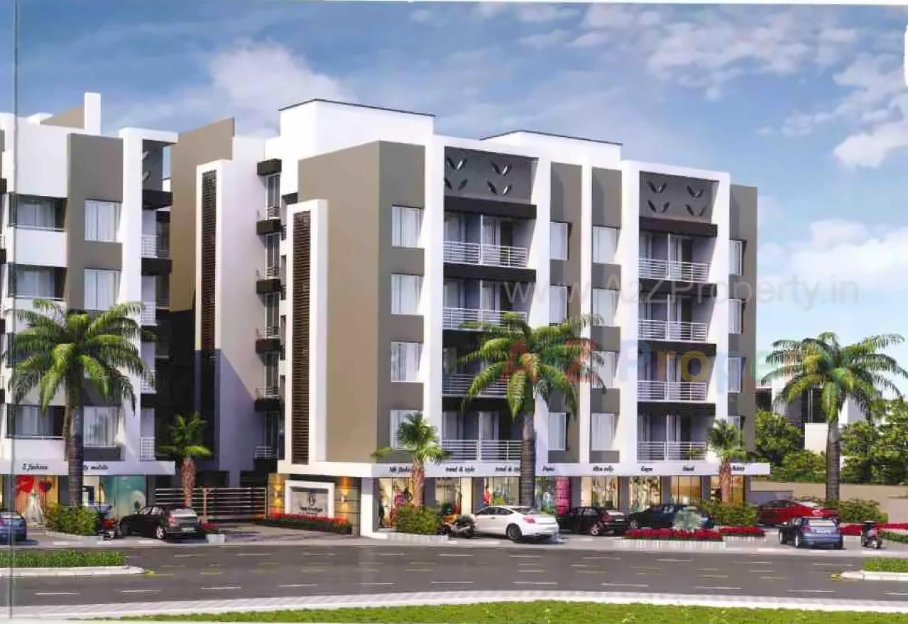 3D Elevation of real estate project Haridarshan located at Deladva, Surat, Gujarat