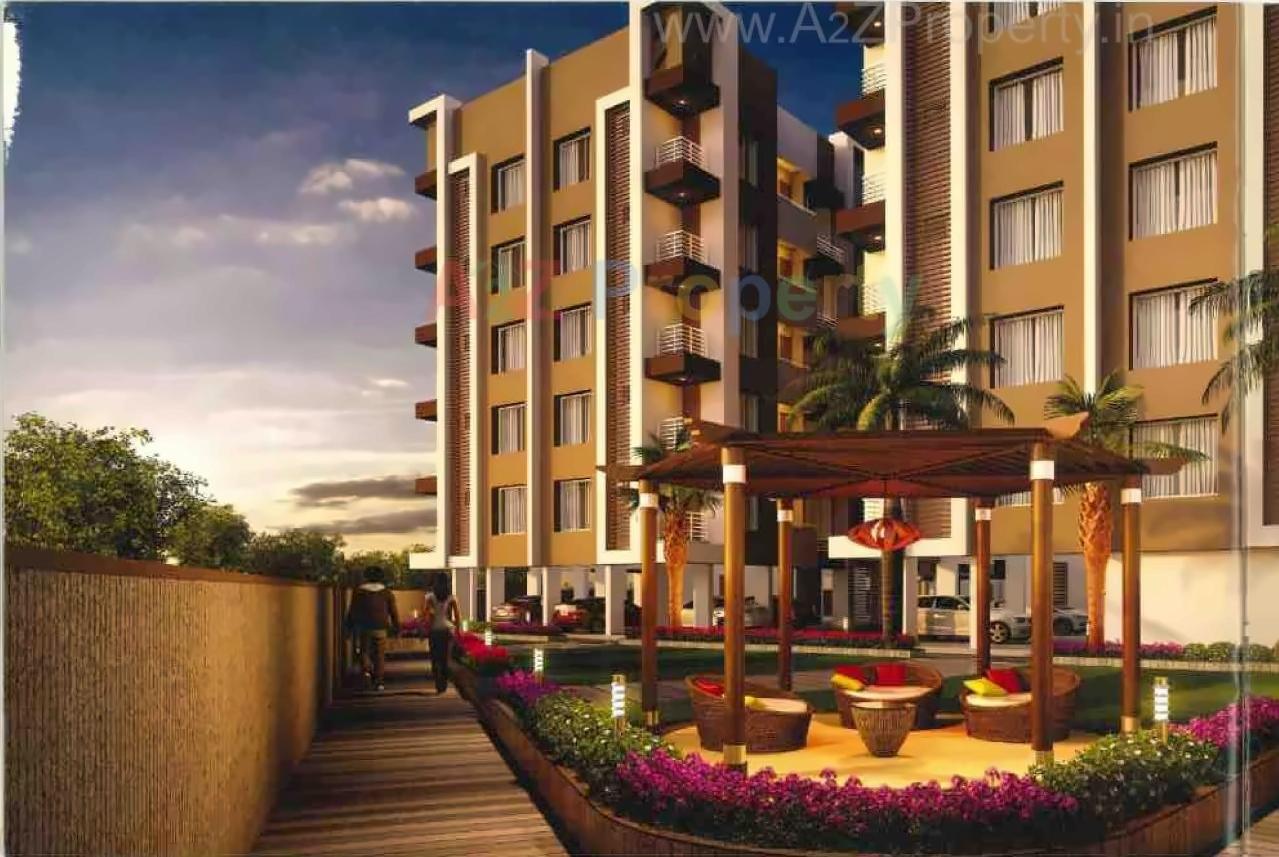 3D Elevation of real estate project Haridarshan located at Deladva, Surat, Gujarat