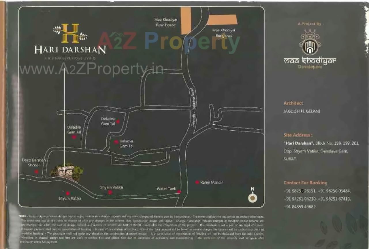  of real estate project Haridarshan located at Deladva, Surat, Gujarat
