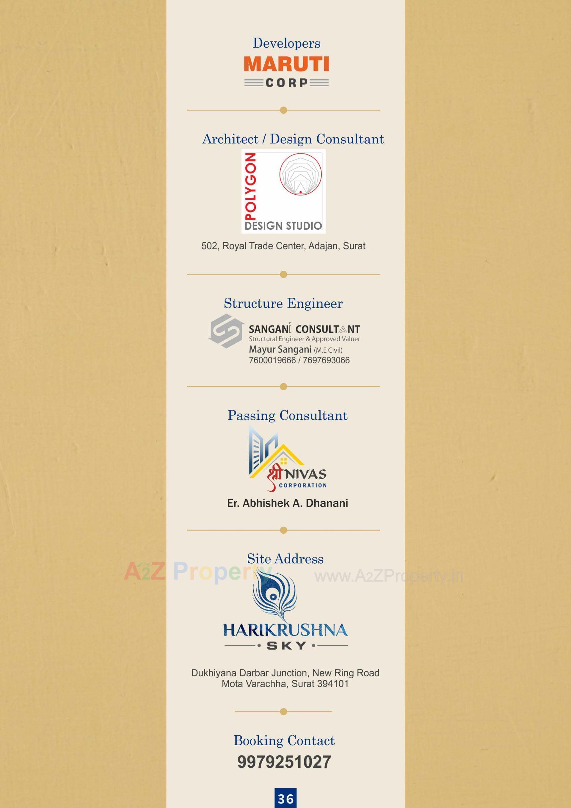  of real estate project Harikrushna Sky located at Mota Varachha, , Surat, Gujarat