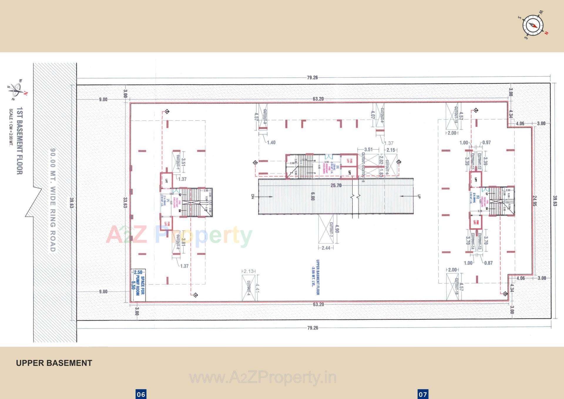 Layout of real estate project Harikrushna Sky located at Mota Varachha, , Surat, Gujarat
