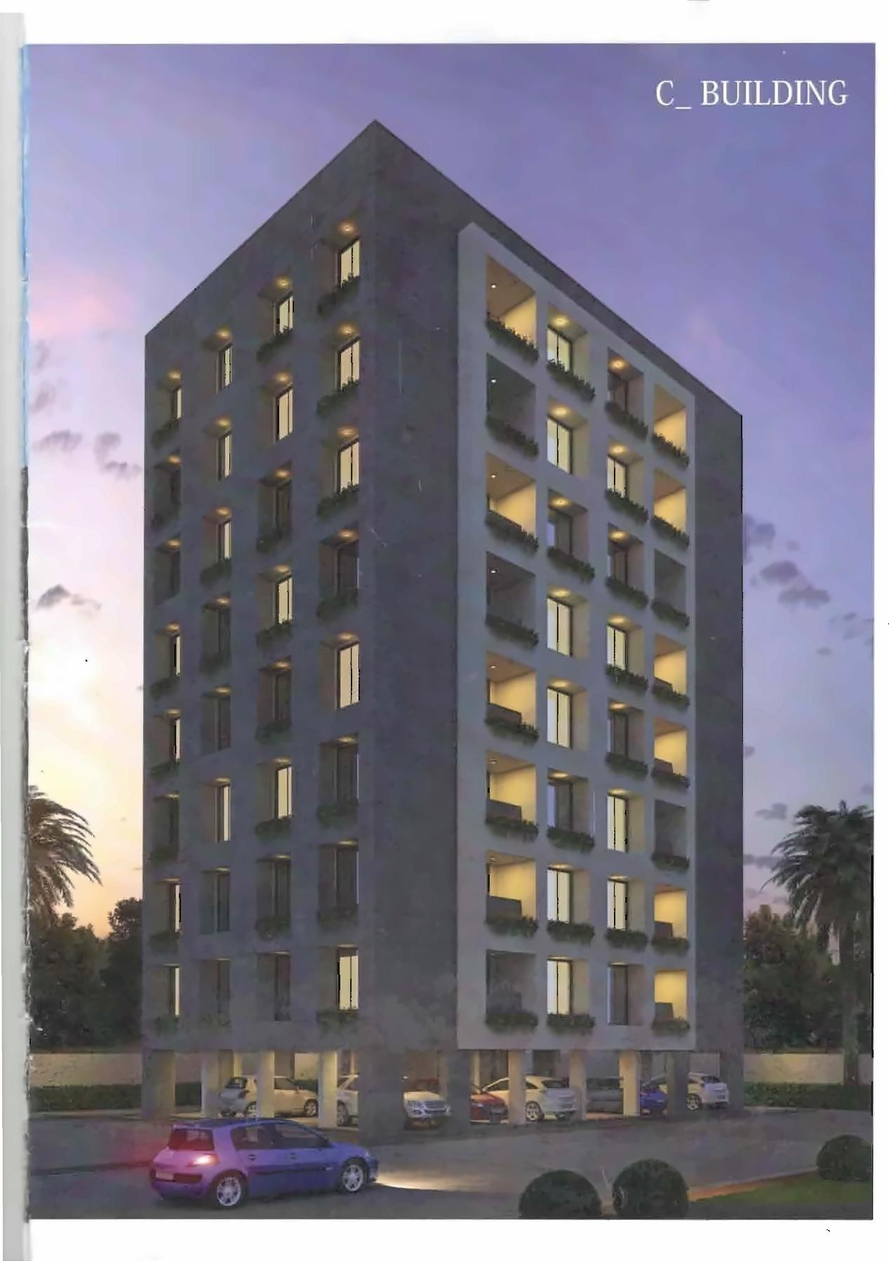 3D Elevation of real estate project Harikrushna Township located at Varachha, Surat, Gujarat