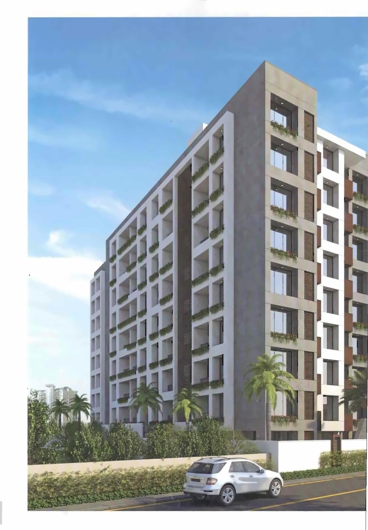 3D Elevation of real estate project Harikrushna Township located at Varachha, Surat, Gujarat