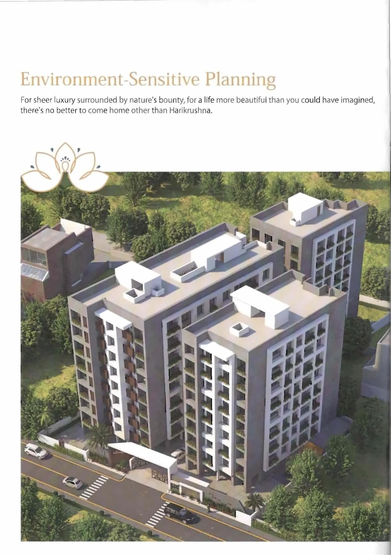 3D Elevation of real estate project Harikrushna Township located at Varachha, Surat, Gujarat