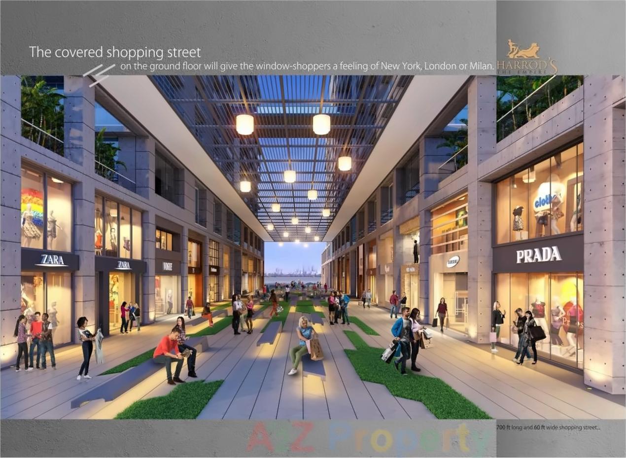 3D Elevation of real estate project Harrod's The Empire ( B ) located at Rundh, Surat, Gujarat