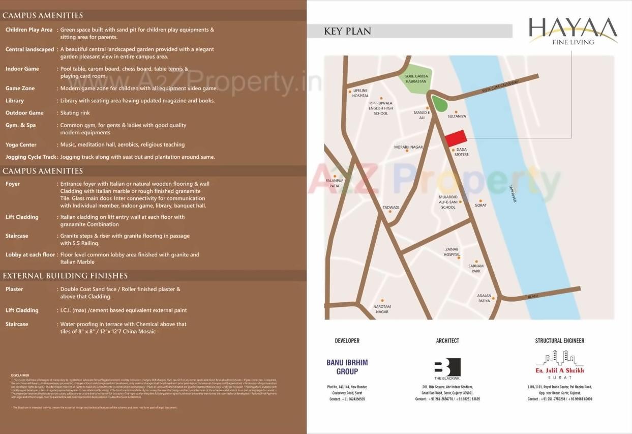  of real estate project Hayaa Fine Living located at Rander, Surat, Gujarat