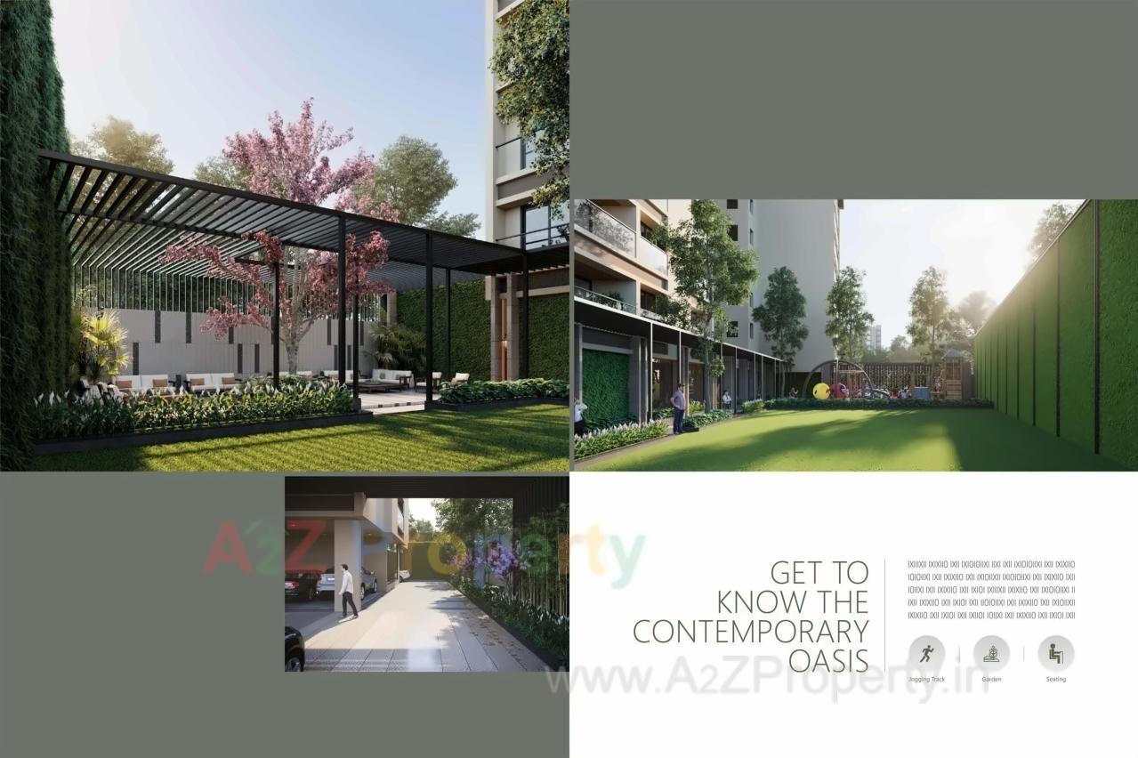 3D Elevation of real estate project Hayaa Fine Living located at Rander, Surat, Gujarat