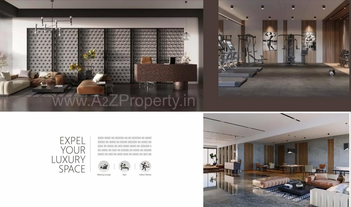 3D Elevation of real estate project Hayaa Fine Living located at Rander, Surat, Gujarat