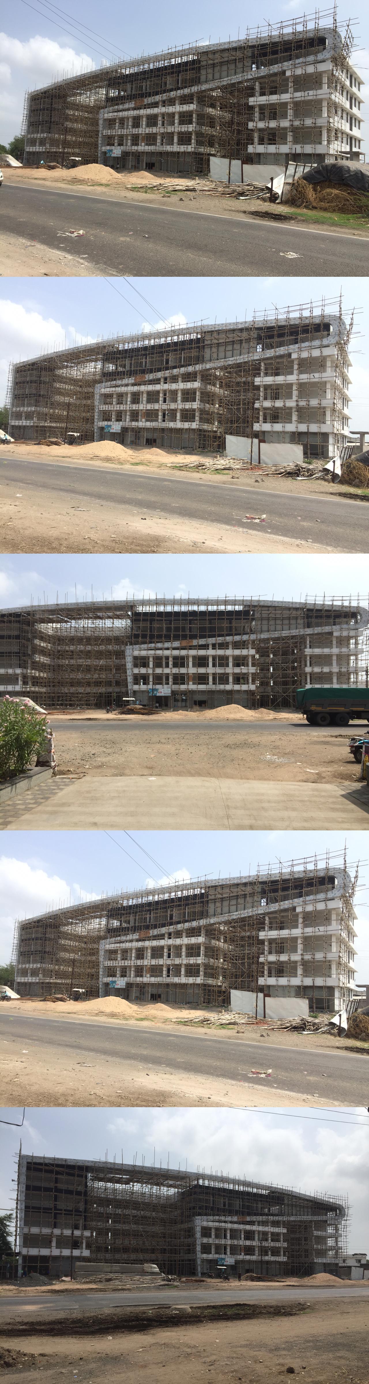 164228_const of real estate project Hilton Business Center located at Variav, Surat, Gujarat