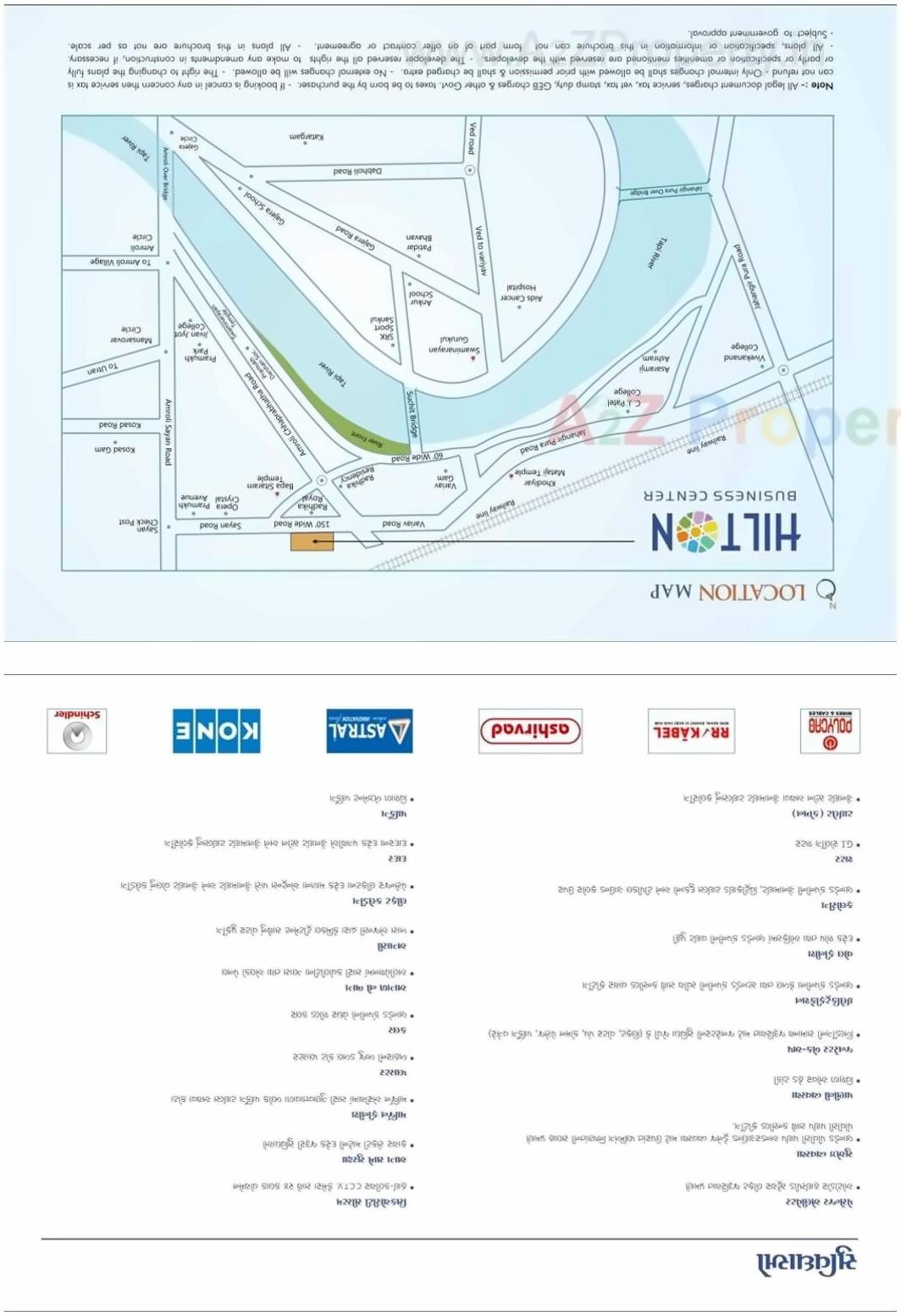  of real estate project Hilton Business Center located at Variav, Surat, Gujarat