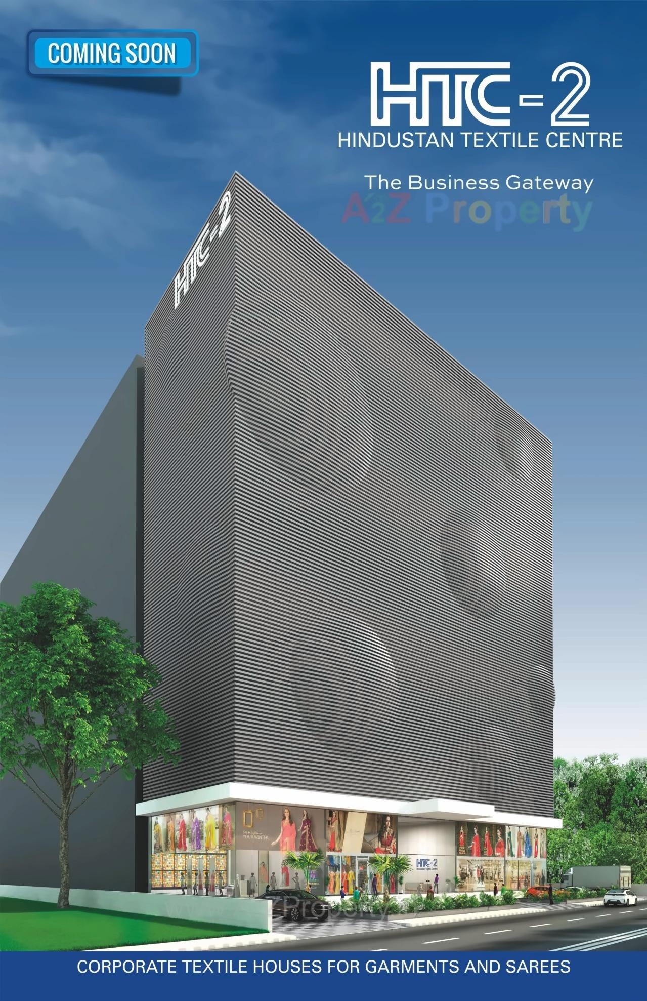 3D Elevation of real estate project Hindustan Textile Center located at Dhumbhal, Surat, Gujarat