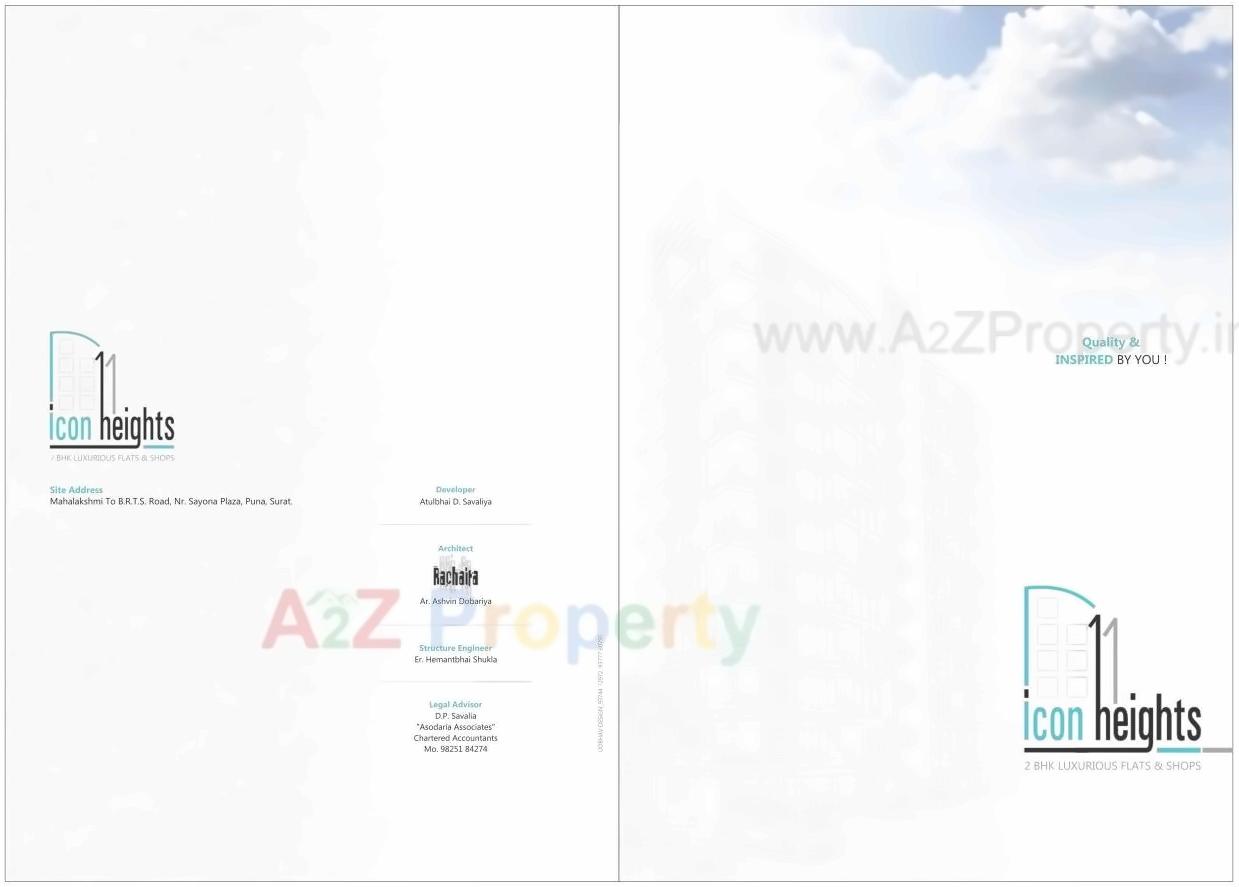  of real estate project Icon Heights located at Puna, Surat, Gujarat