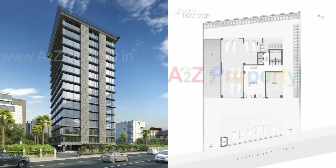 Layout of real estate project Icon Rio located at Rundh, Surat, Gujarat