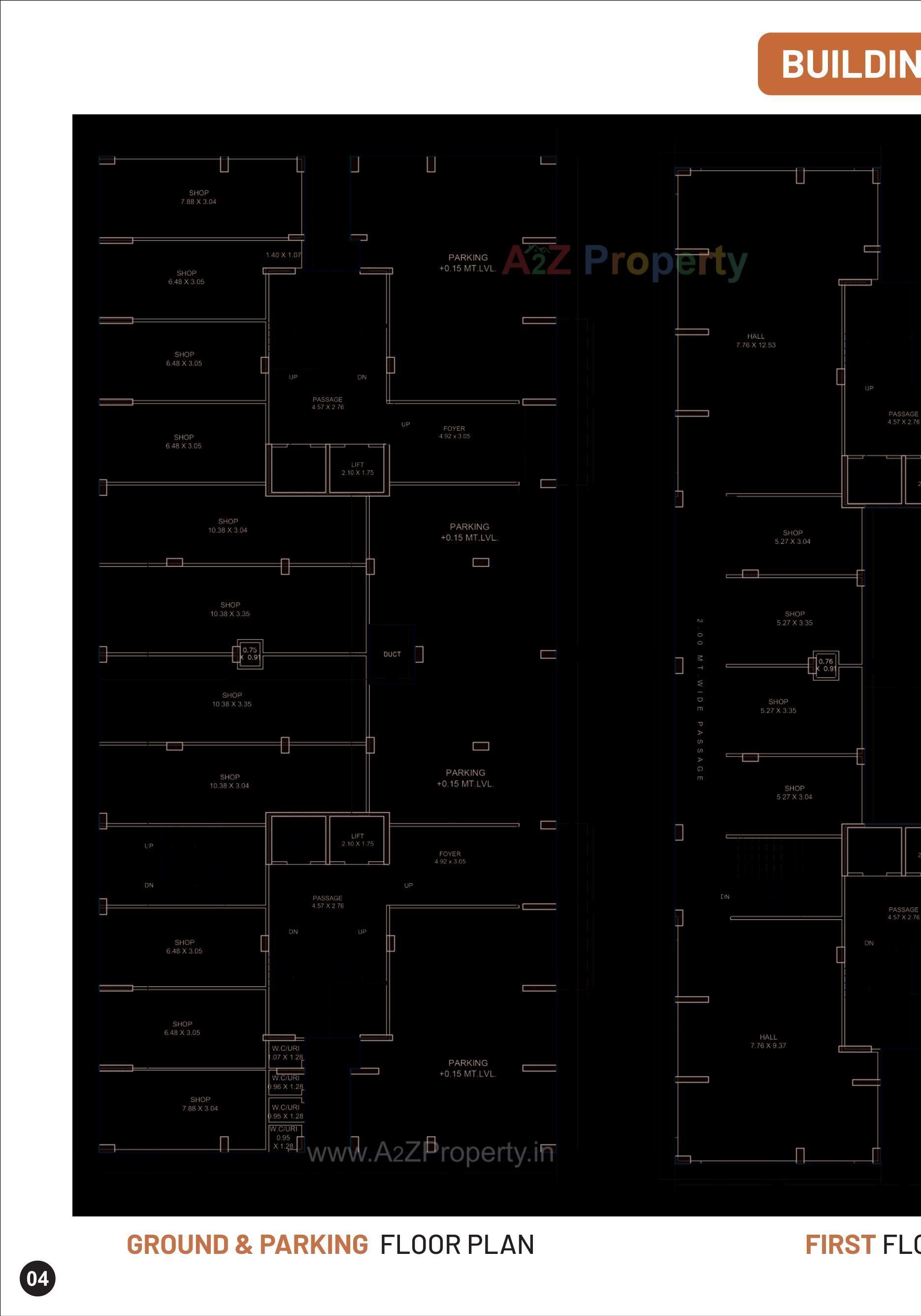 Layout of real estate project Iconic Shivant located at Sarthana, Surat, Gujarat