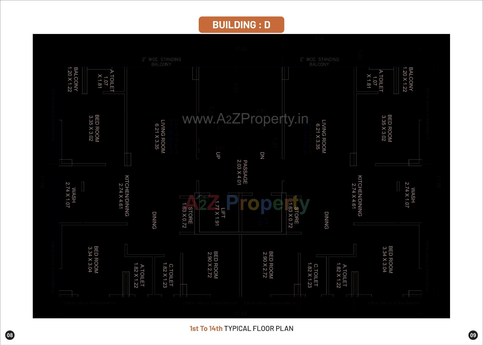  of real estate project Iconic Shivant located at Sarthana, Surat, Gujarat