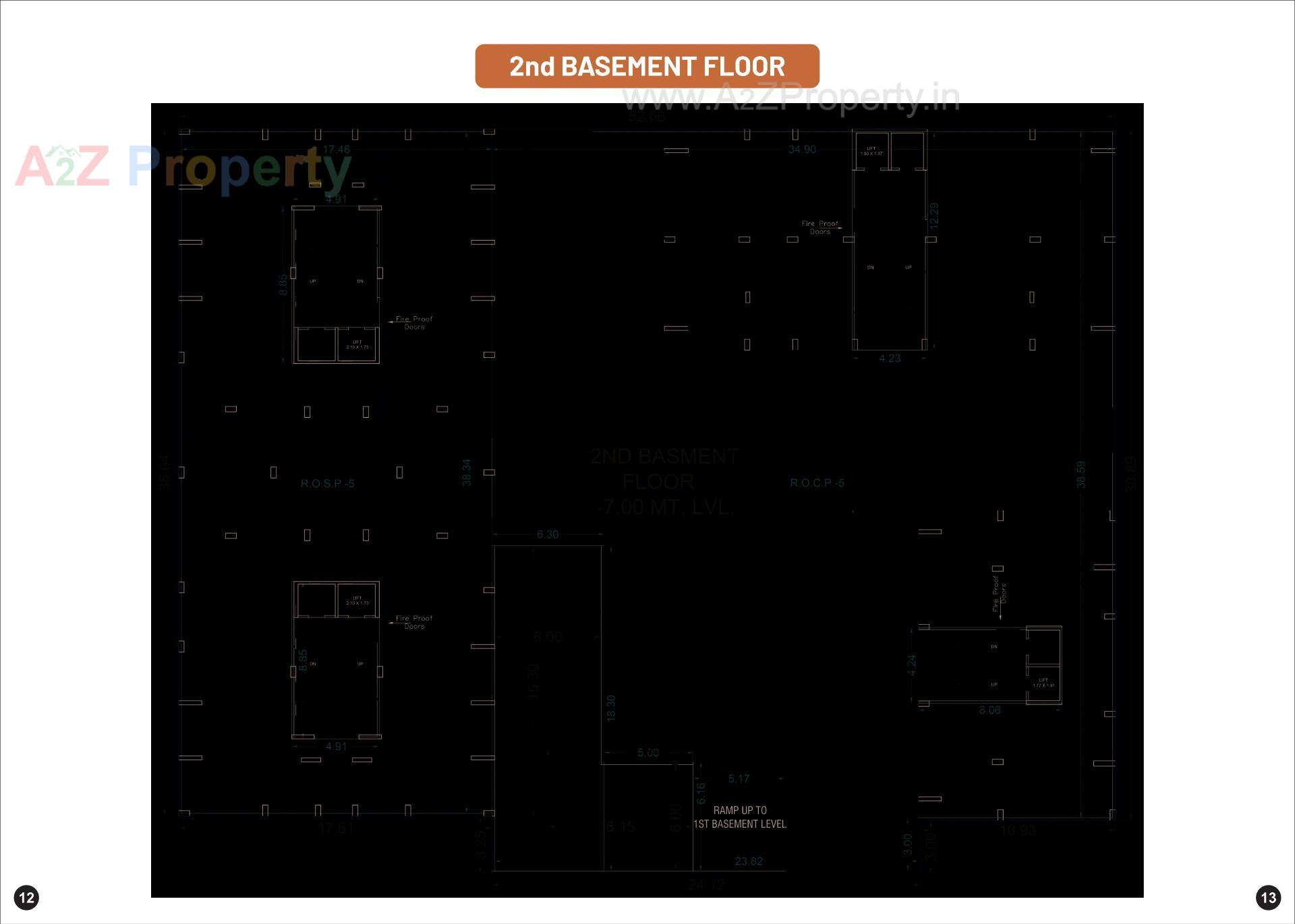 Layout of real estate project Iconic Shivant located at Sarthana, Surat, Gujarat