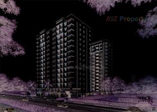 Elevation of real estate project Iconic Shivant located at Sarthana, Surat, Gujarat