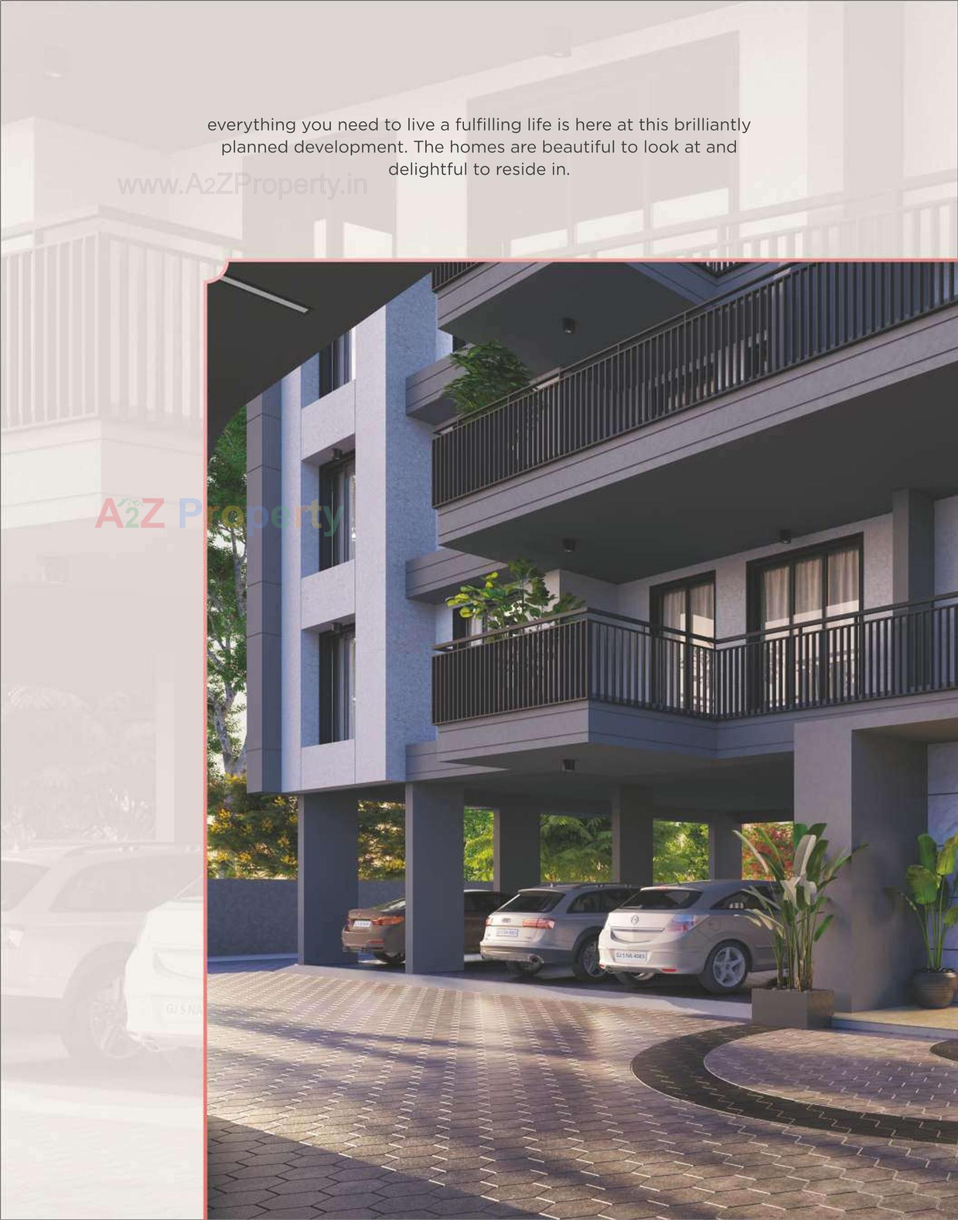 3D Elevation of real estate project Imperia located at Singanpore, Surat, Gujarat