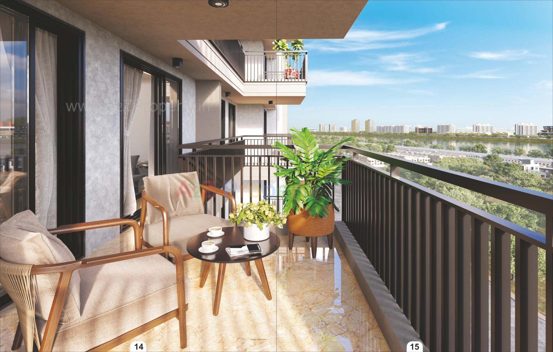 3D Elevation of real estate project Imperia located at Singanpore, Surat, Gujarat