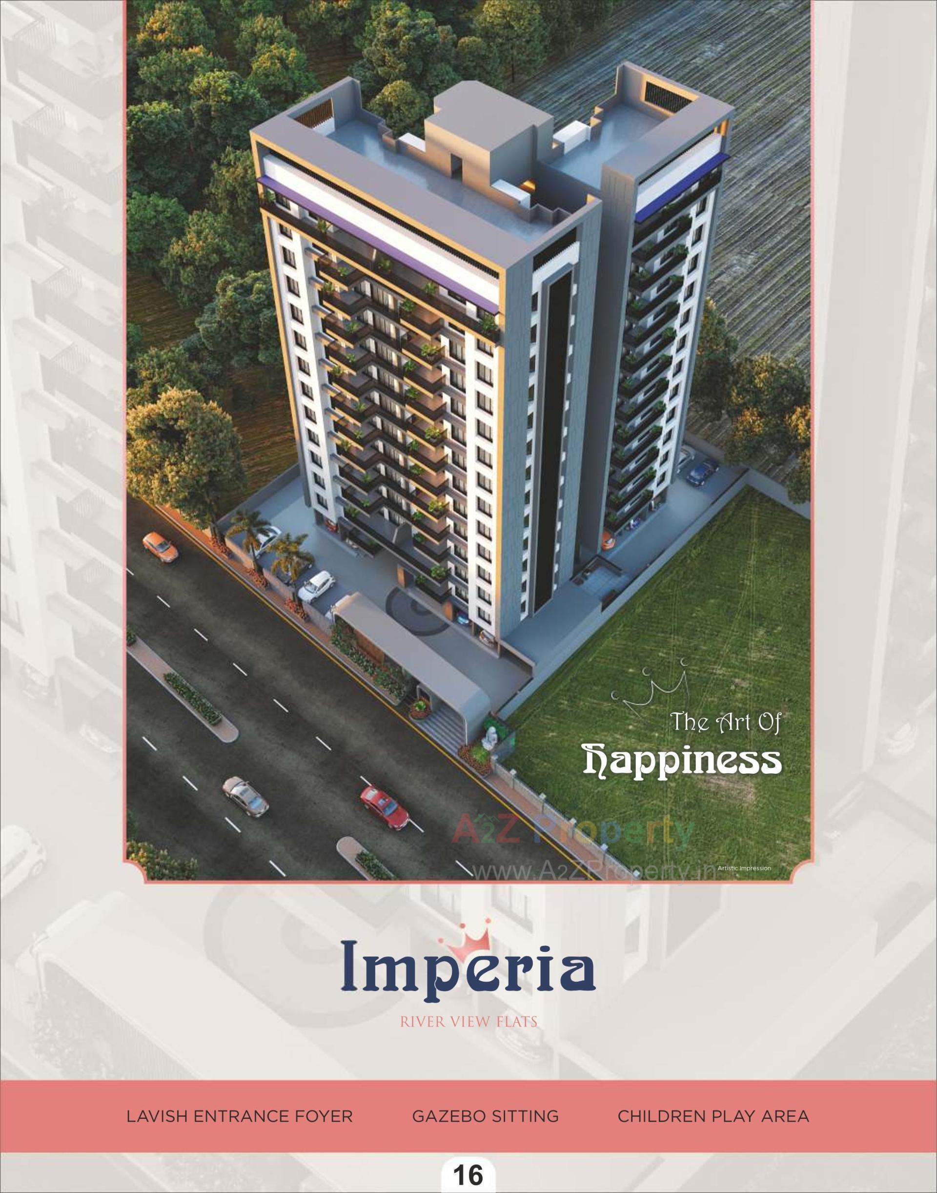 3D Elevation of real estate project Imperia located at Singanpore, Surat, Gujarat