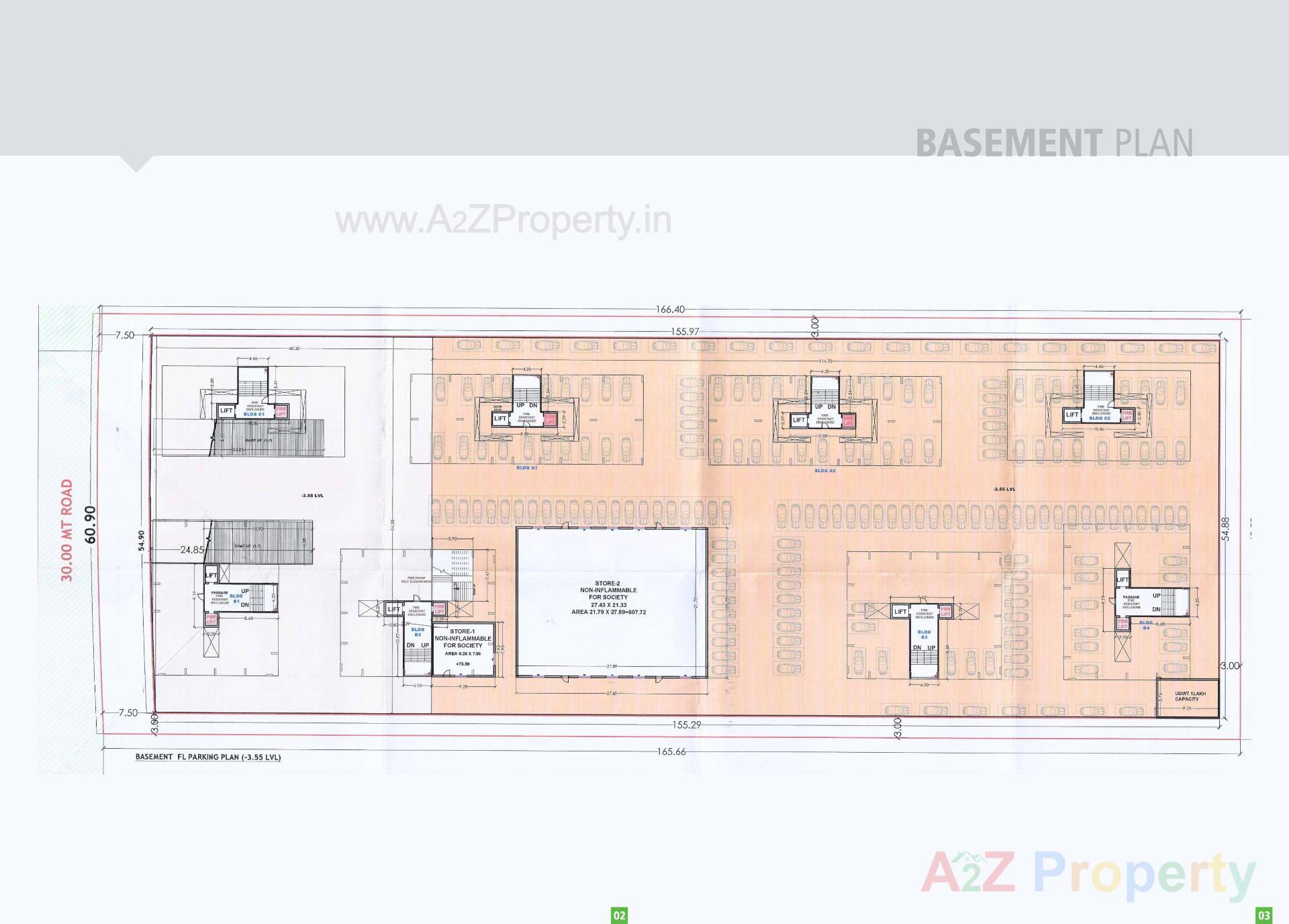 Layout of real estate project Infinity Baug located at Sarthana, Surat, Gujarat