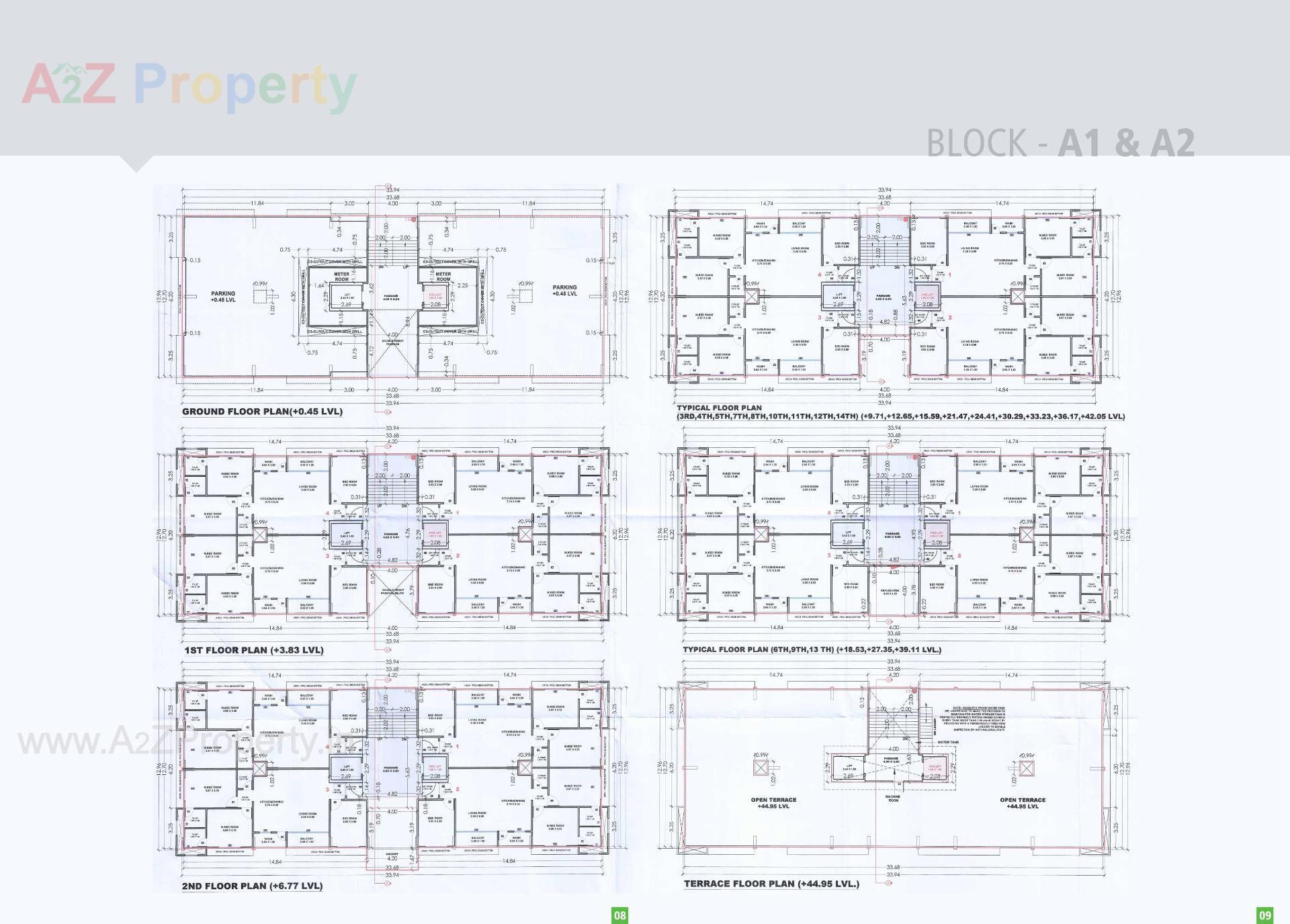 Layout of real estate project Infinity Baug located at Sarthana, Surat, Gujarat