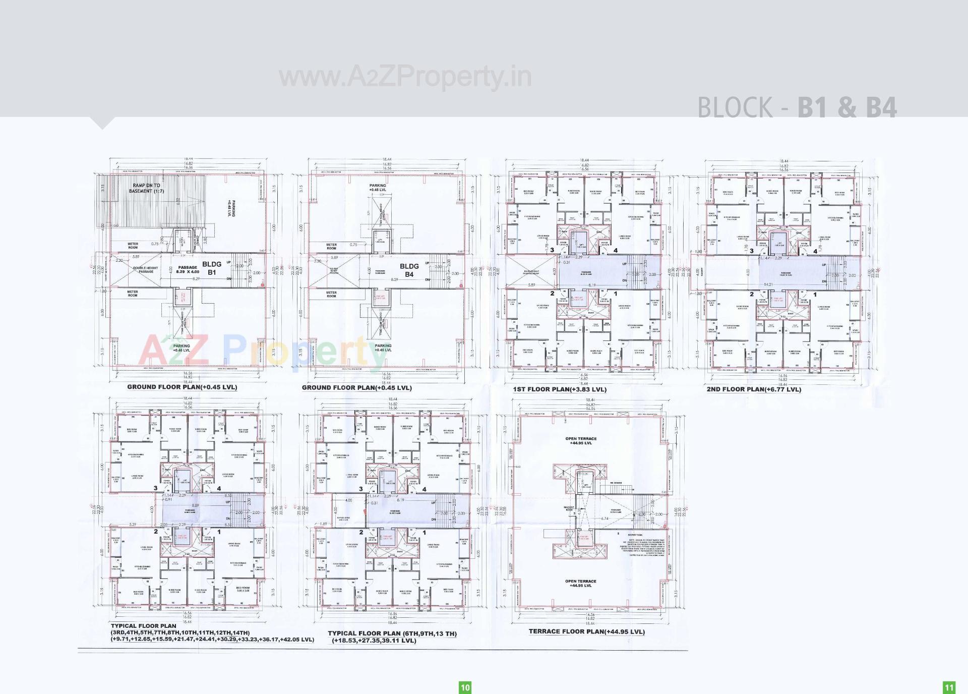 Layout of real estate project Infinity Baug located at Sarthana, Surat, Gujarat