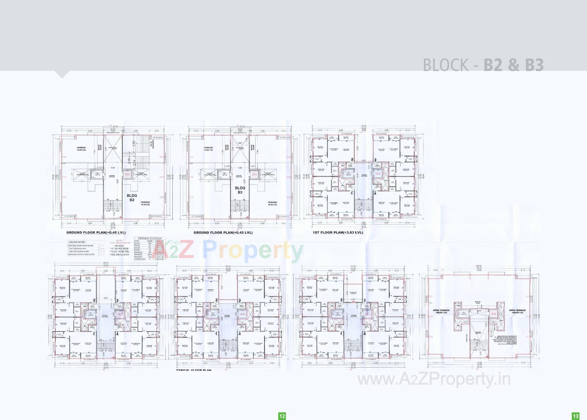 Layout of real estate project Infinity Baug located at Sarthana, Surat, Gujarat