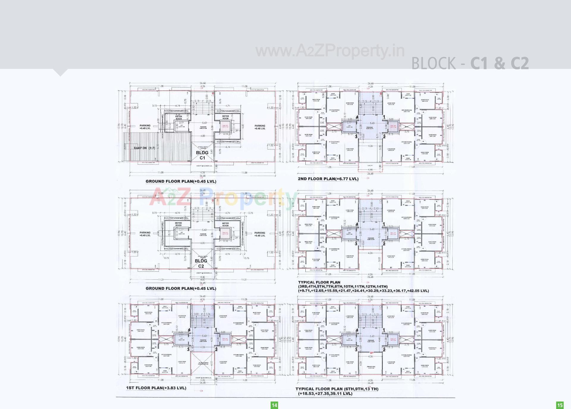 Layout of real estate project Infinity Baug located at Sarthana, Surat, Gujarat