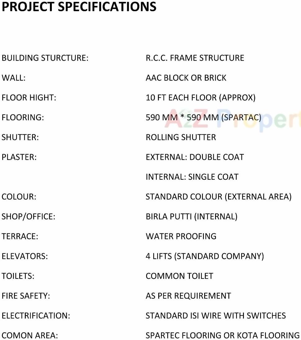  of real estate project Infinity Business Hub located at Palanpur, Surat, Gujarat