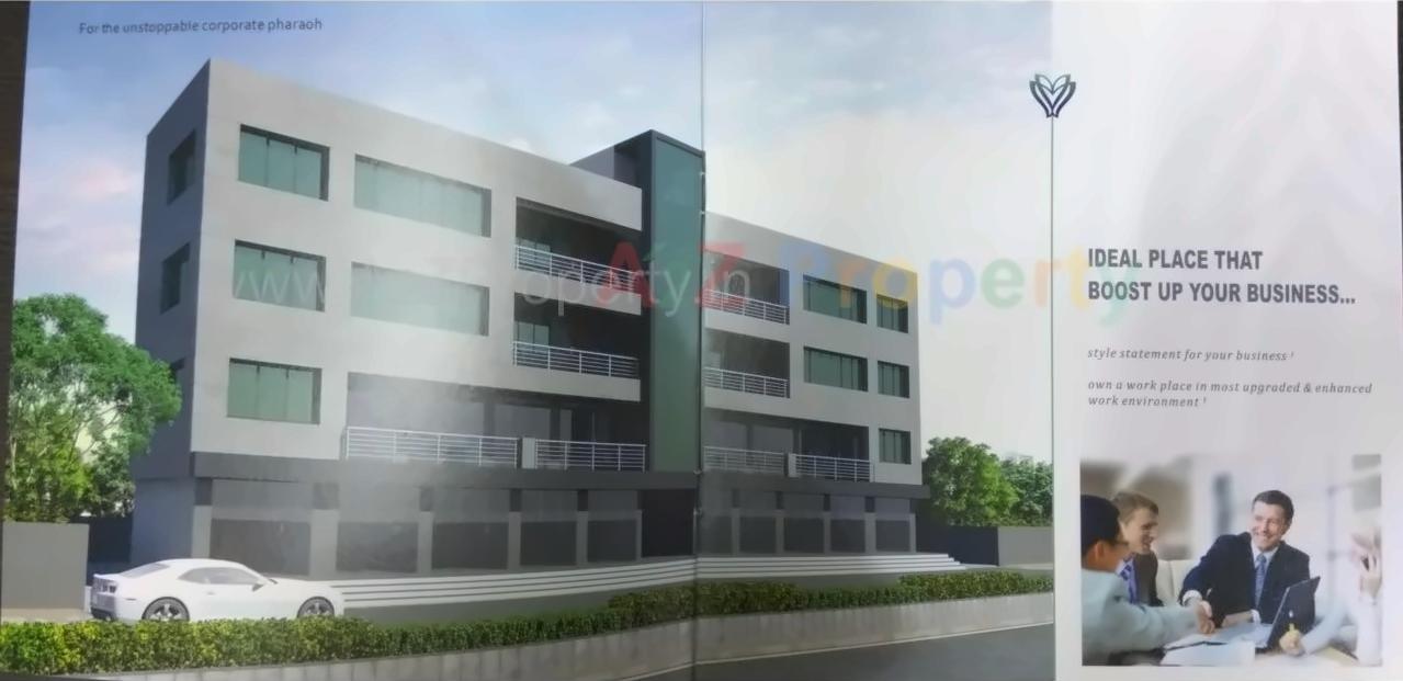 3D Elevation of real estate project Ishwar Plaza located at Rampura, Surat, Gujarat