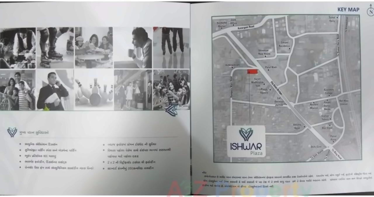  of real estate project Ishwar Plaza located at Rampura, Surat, Gujarat