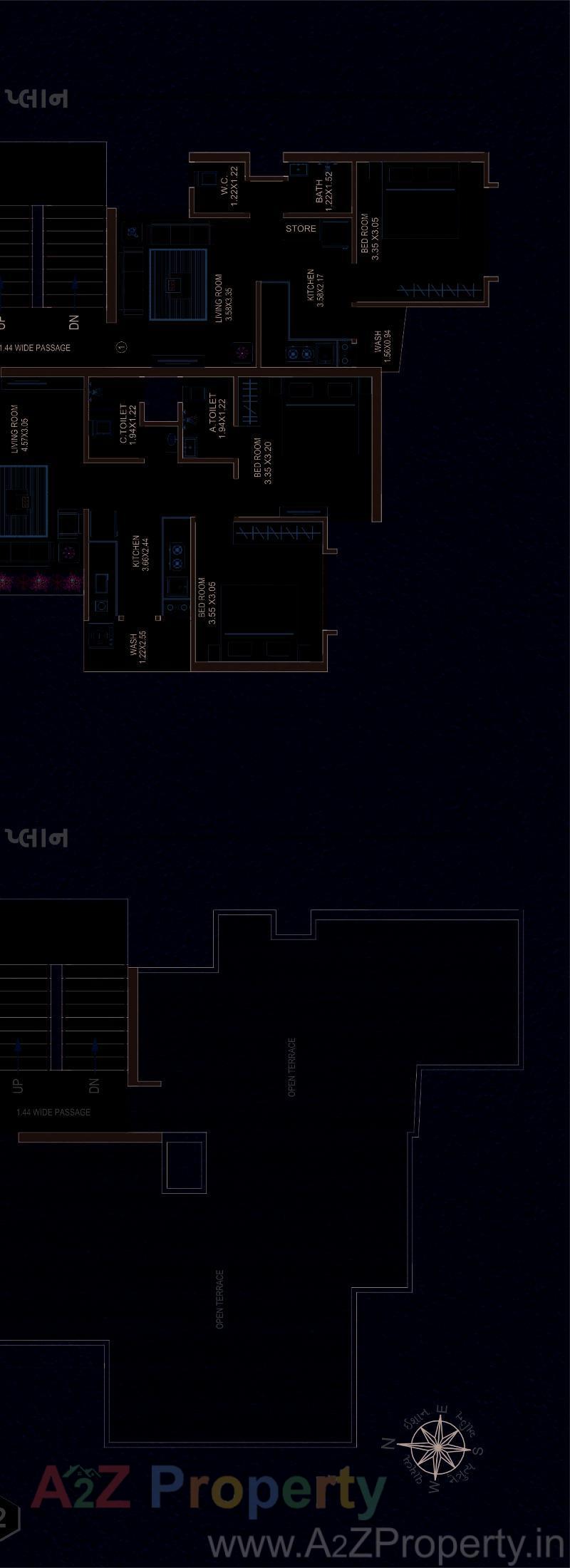 Layout of real estate project Ishwarkrupa Residency located at Bhesan, Surat, Gujarat